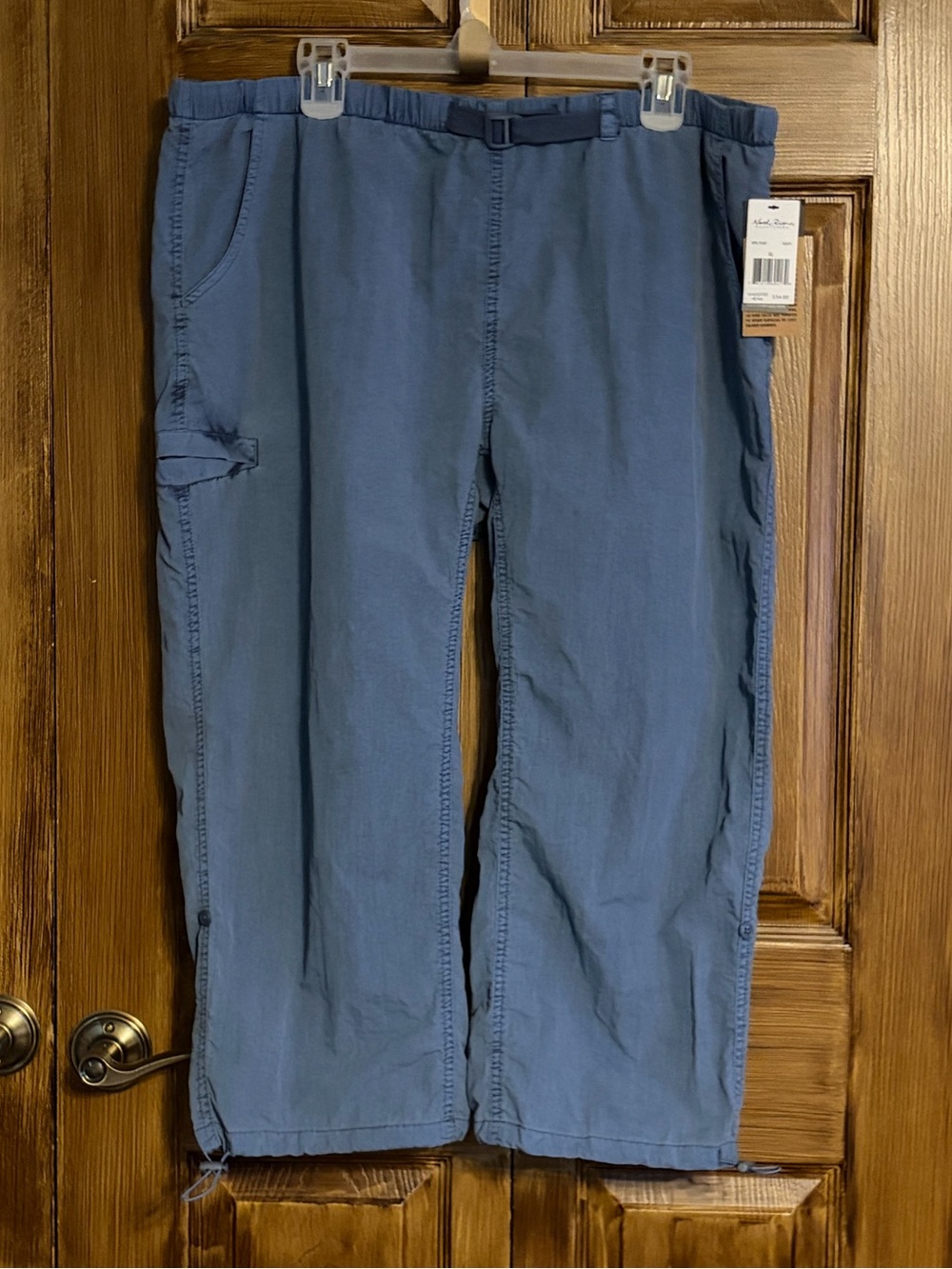 North River Outfitters Women's Blue UPF 30+ Quick Dry Capris Pants NWT